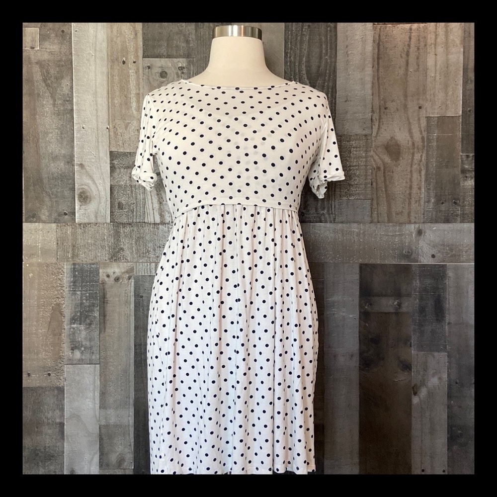 Envie de Fraise Black and white Maternity Dress